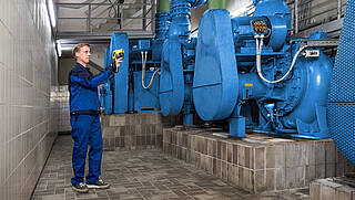 Preventive thermographic testing operations at the pumping stations